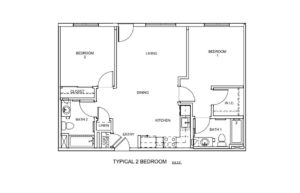 2BR Floor plan